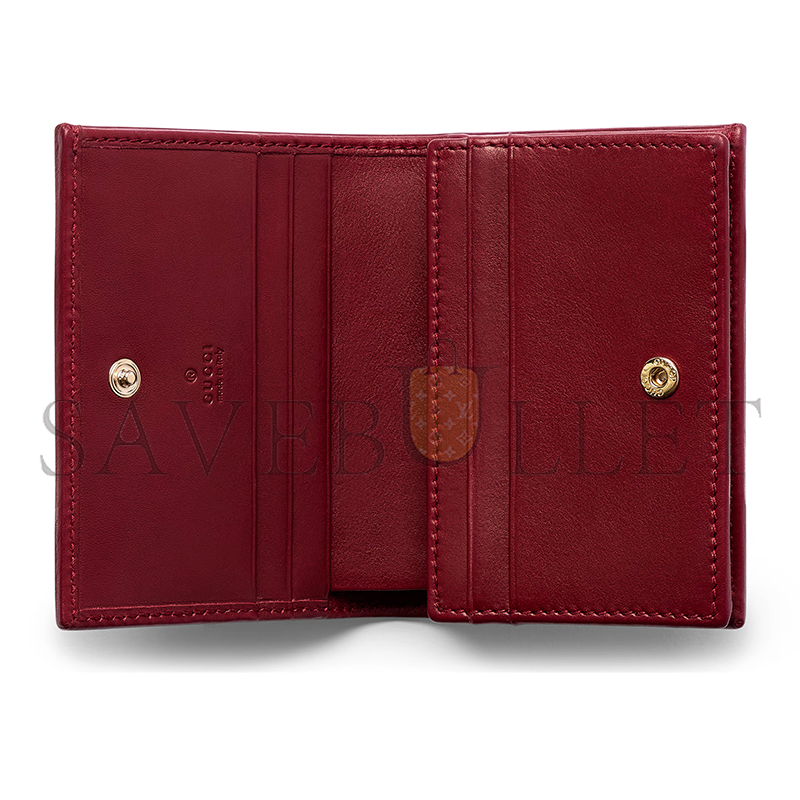  GUCCI HORSEBIT 1955 CARD CASE WALLET 621887 (17.5*11cm)